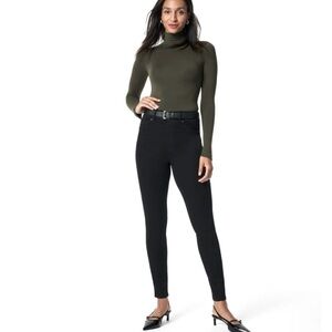 Spanx Ankle Black Skinny Jeans size Petite Small
